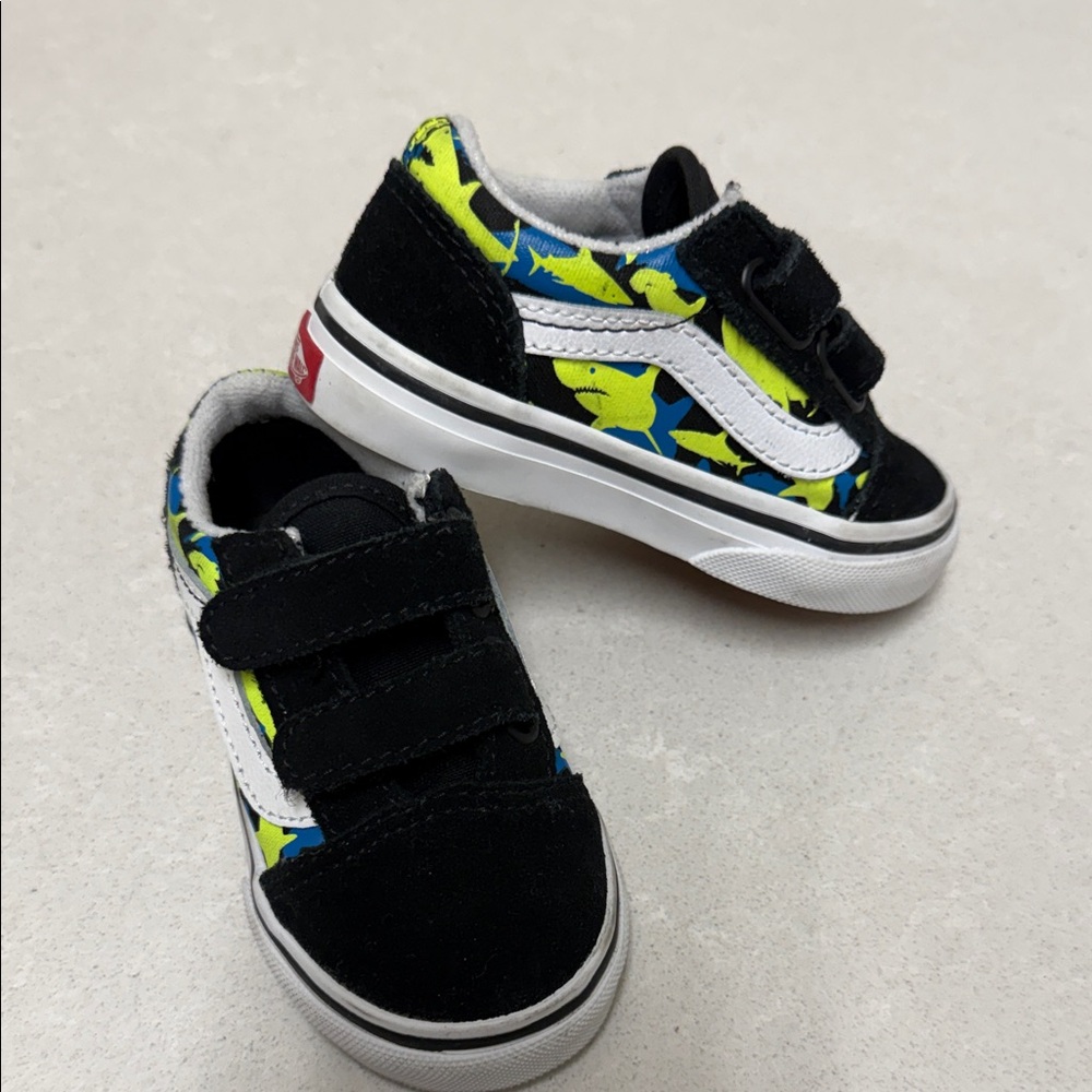 Vans kids shoes with Velcro closure
